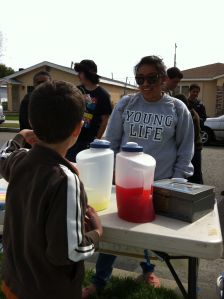 yvette-lemonade supporter extraordinaire